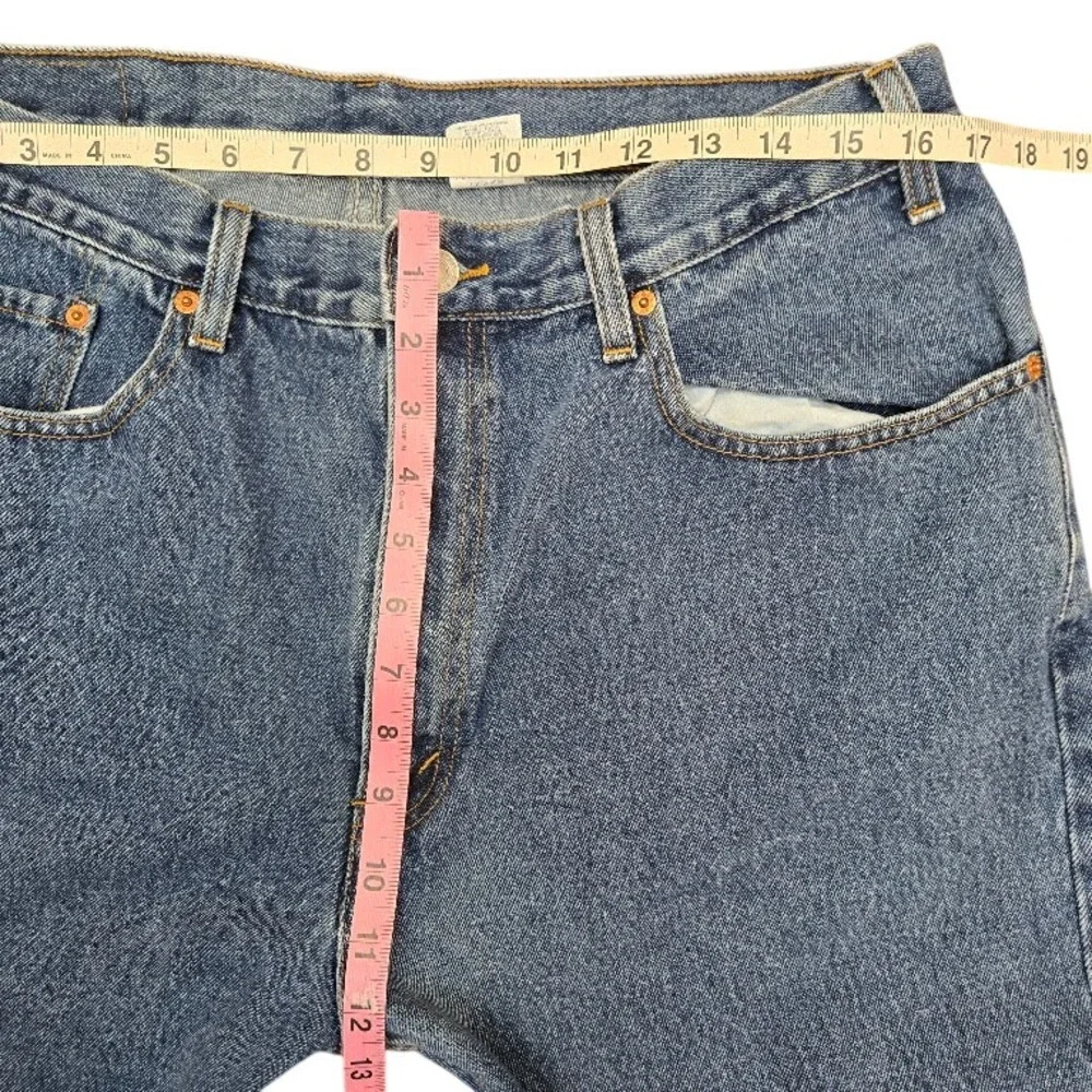 VTG Levis 505 Regular‎ Fit Straight Leg Jeans Blue Denim 38x30 00505-4886